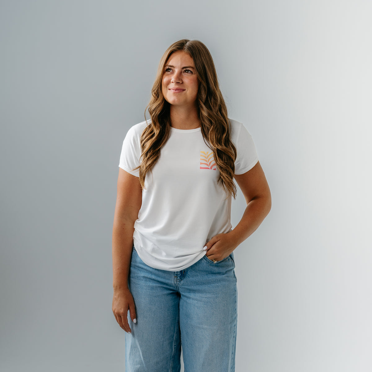 Women's Sand Palm FlowWeave™ Tee
