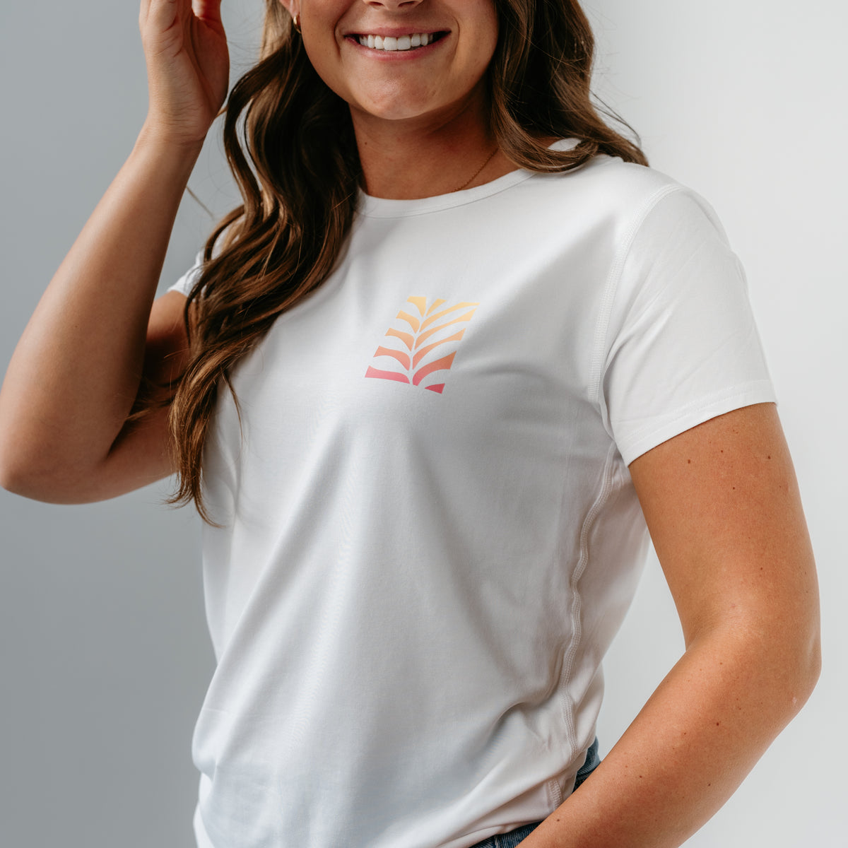 Women's Sand Palm FlowWeave™ Tee